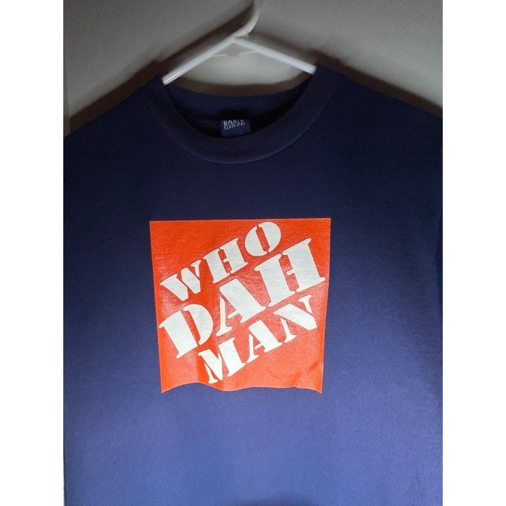 Vintage‎ Y2k Home Depot Parody "Who Dah Man" Graphic T-Shirt